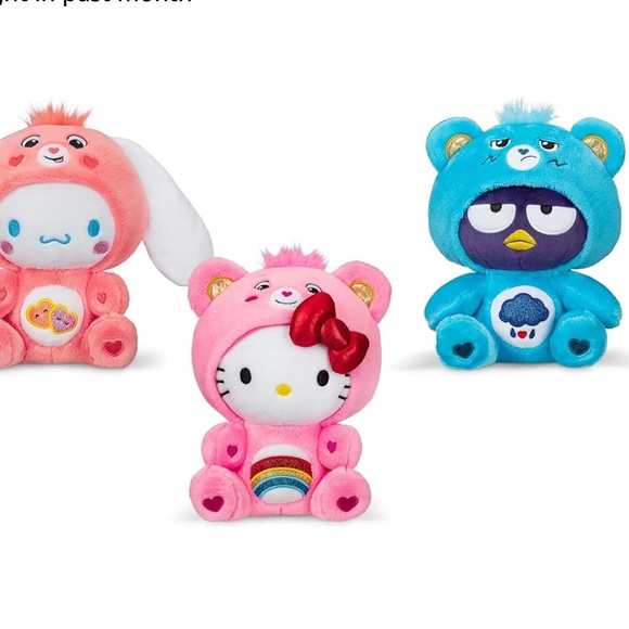 Hello Kitty Care Bears Badtz-Maru Dressed As Grumpy Bear 9" Plush NWT - Picture 5 of 6
